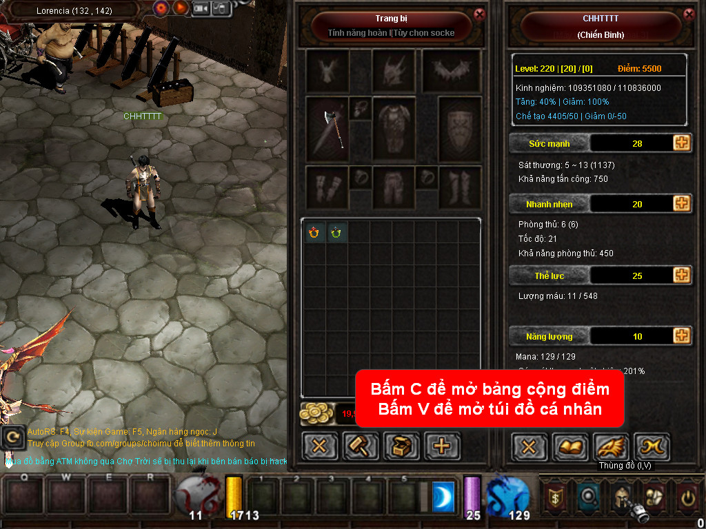 Chức năng chính của Game MU Thánh Địa